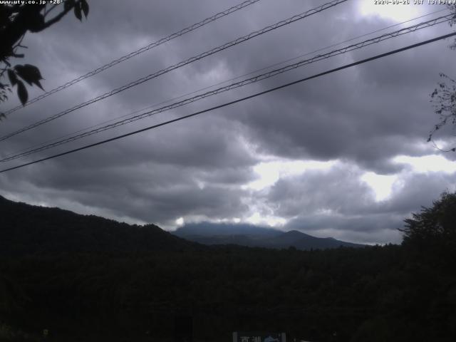 西湖からの富士山