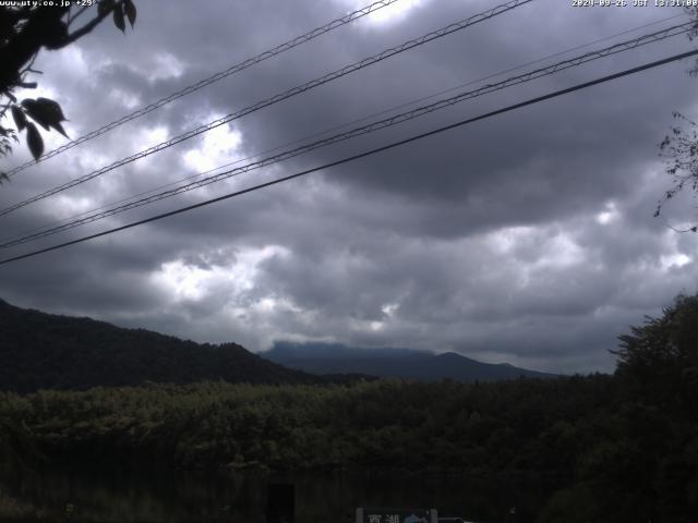 西湖からの富士山