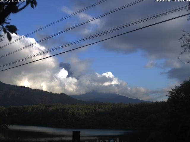 西湖からの富士山