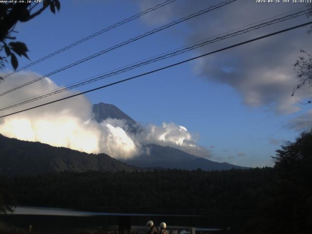 西湖からの富士山