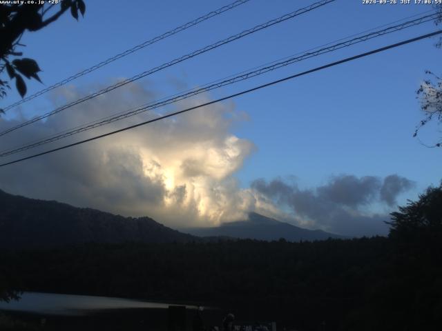 西湖からの富士山