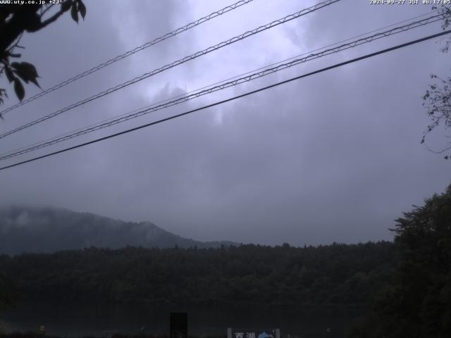 西湖からの富士山