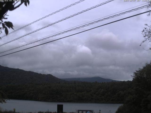 西湖からの富士山