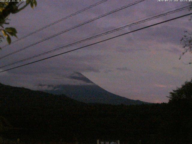 西湖からの富士山