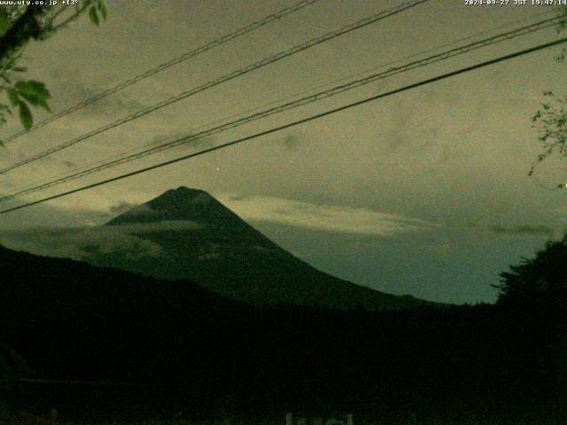 西湖からの富士山