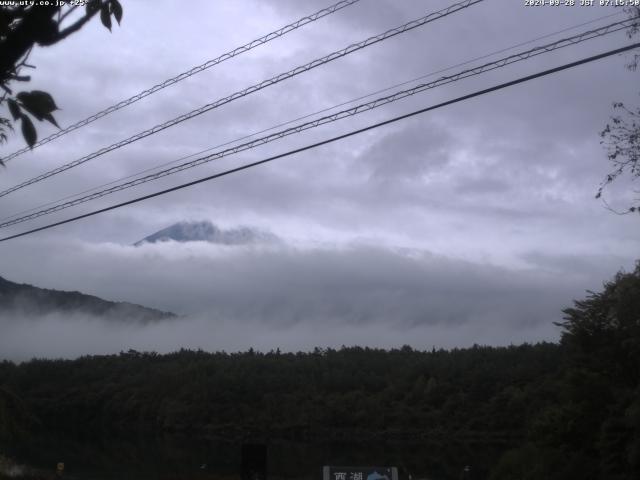 西湖からの富士山