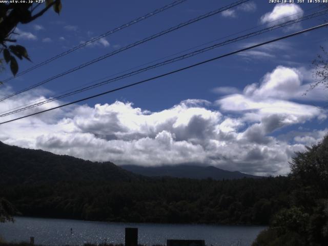 西湖からの富士山