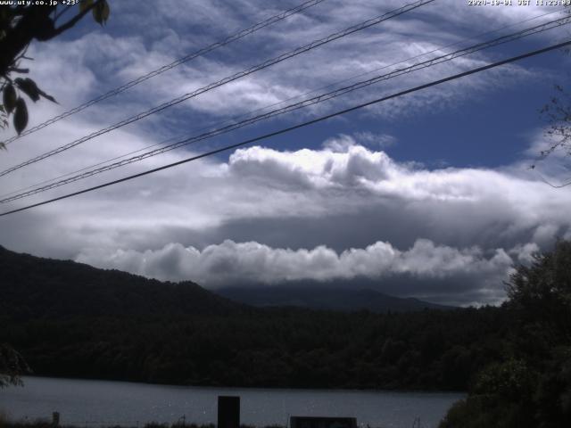 西湖からの富士山