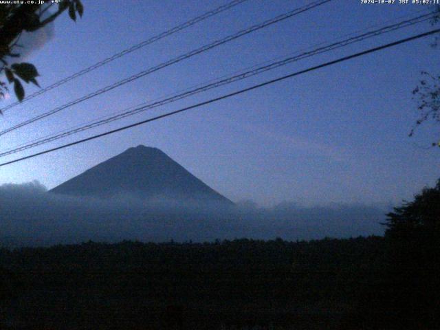 西湖からの富士山