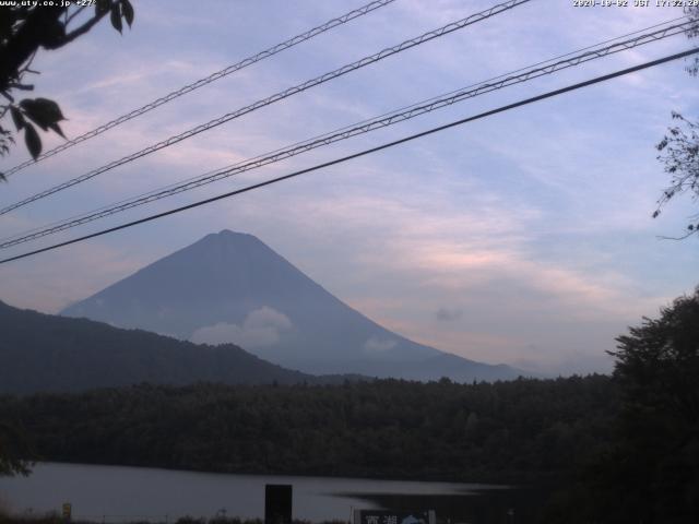 西湖からの富士山