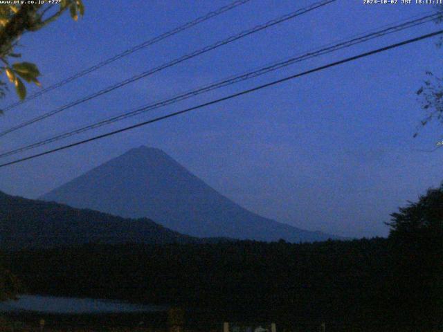 西湖からの富士山