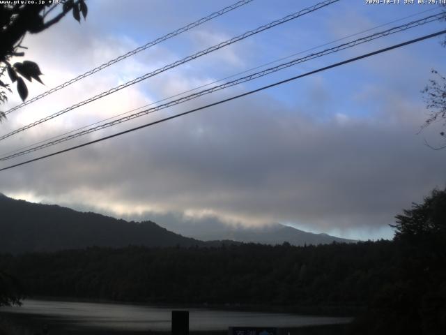 西湖からの富士山