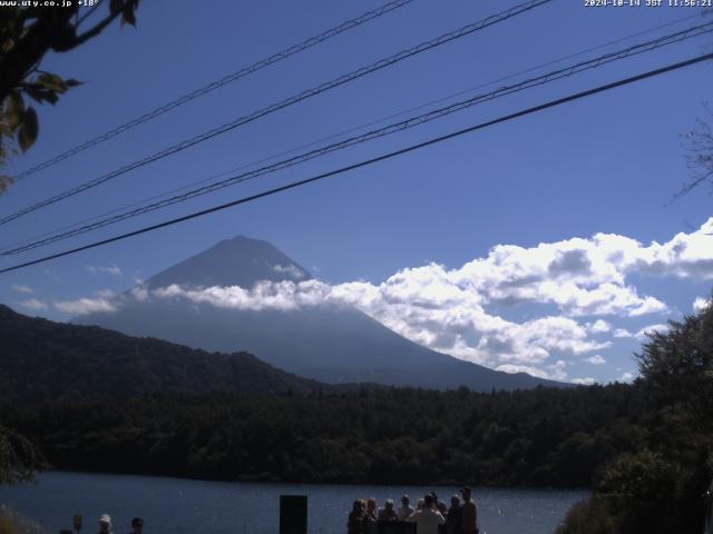 西湖からの富士山