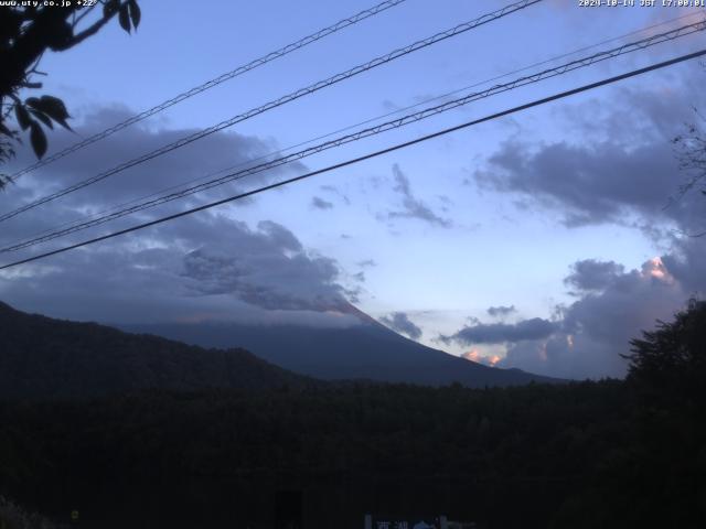 西湖からの富士山