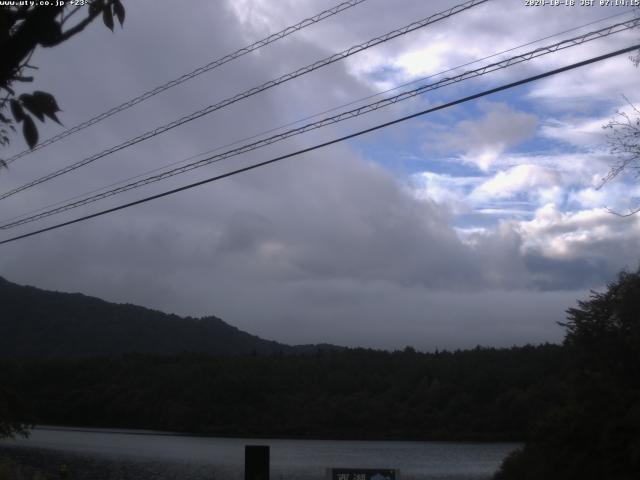 西湖からの富士山