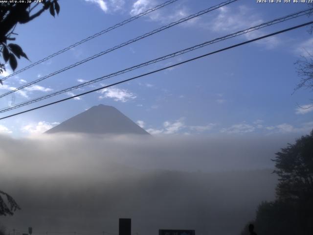 西湖からの富士山