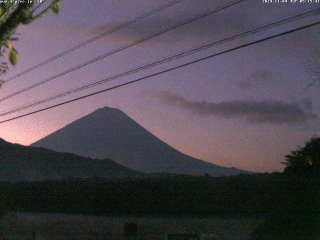 西湖からの富士山