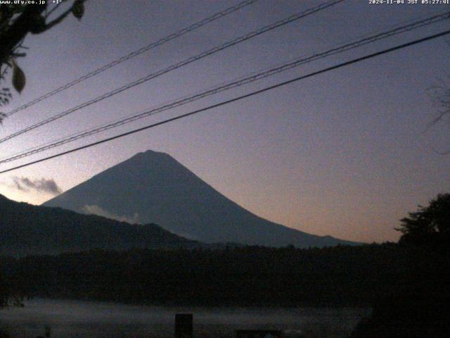 西湖からの富士山