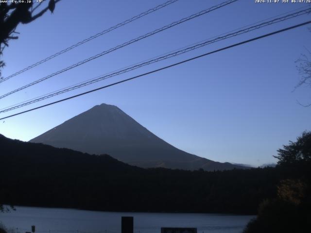 西湖からの富士山