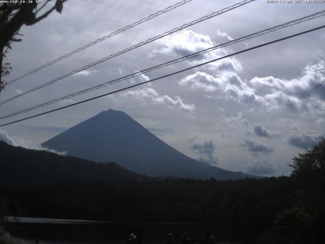 西湖からの富士山