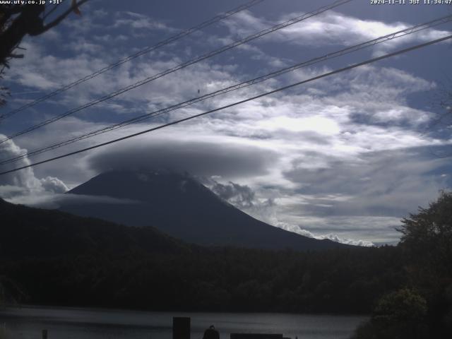 西湖からの富士山