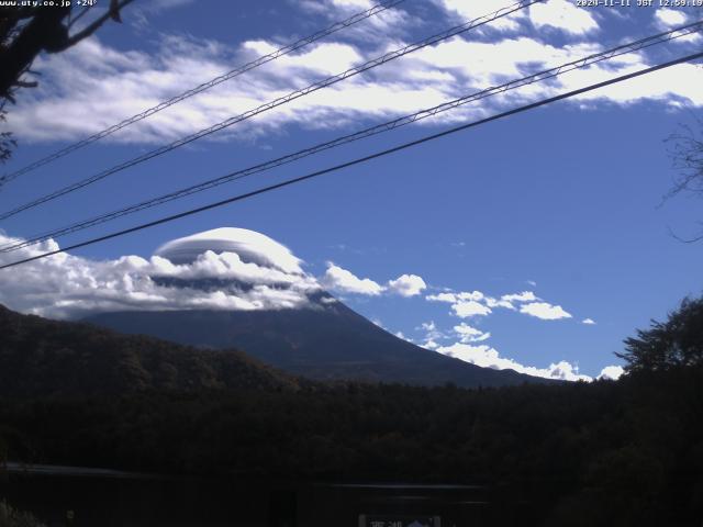 西湖からの富士山