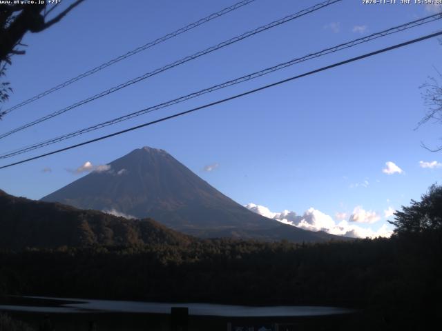 西湖からの富士山