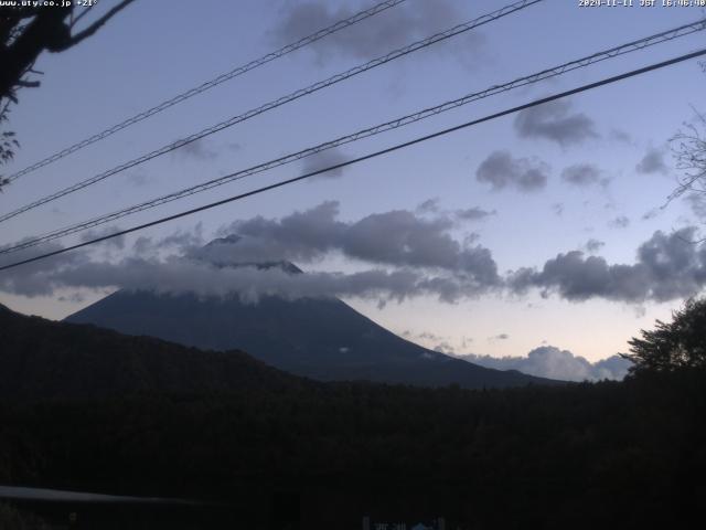 西湖からの富士山