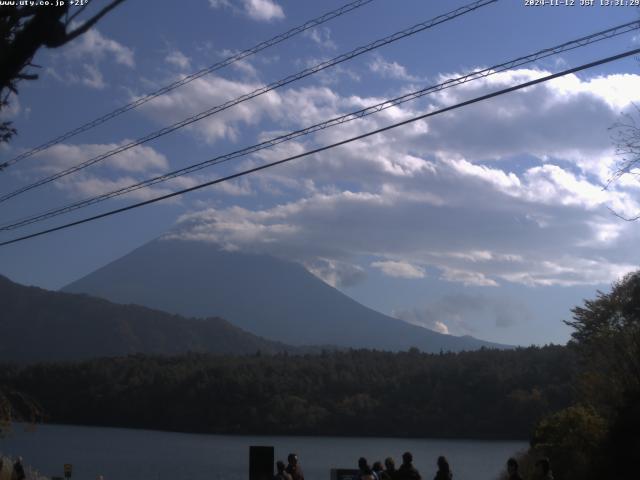 西湖からの富士山