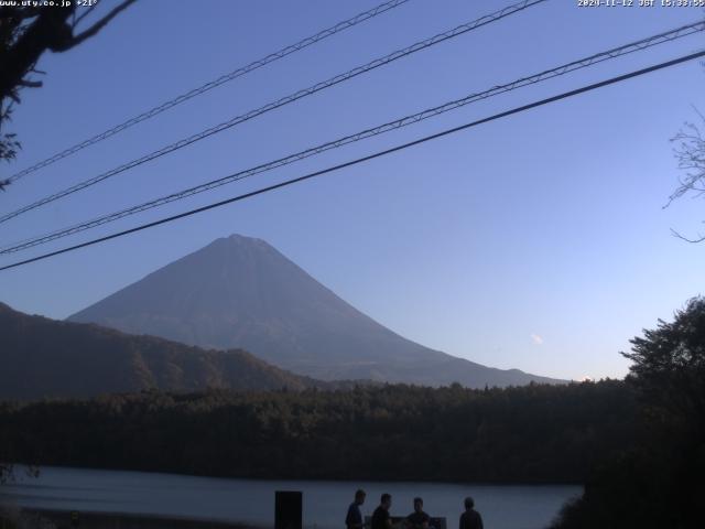 西湖からの富士山