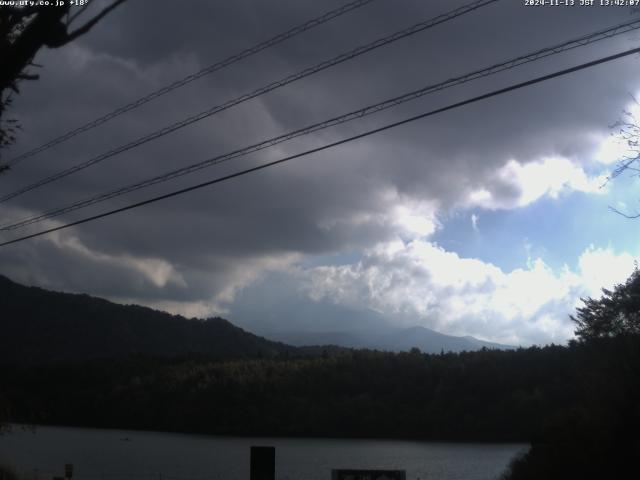 西湖からの富士山