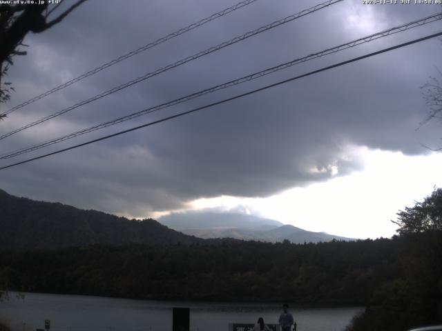 西湖からの富士山