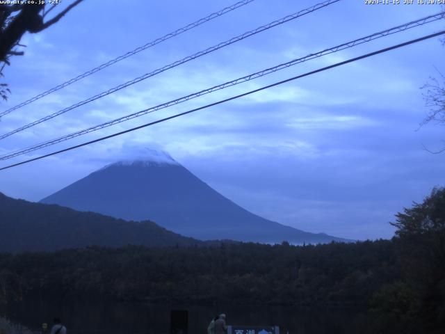 西湖からの富士山