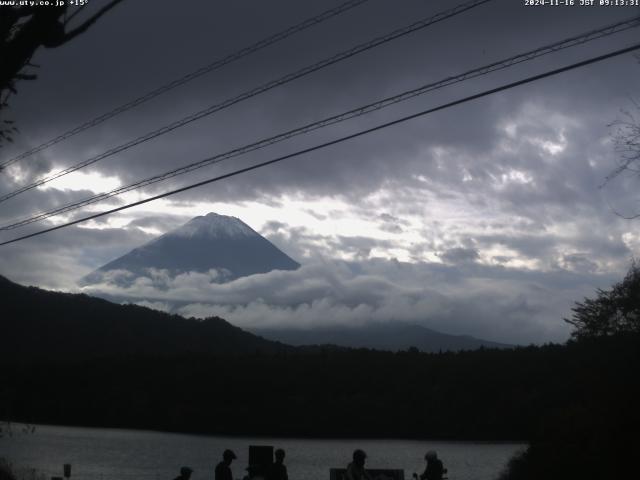 西湖からの富士山