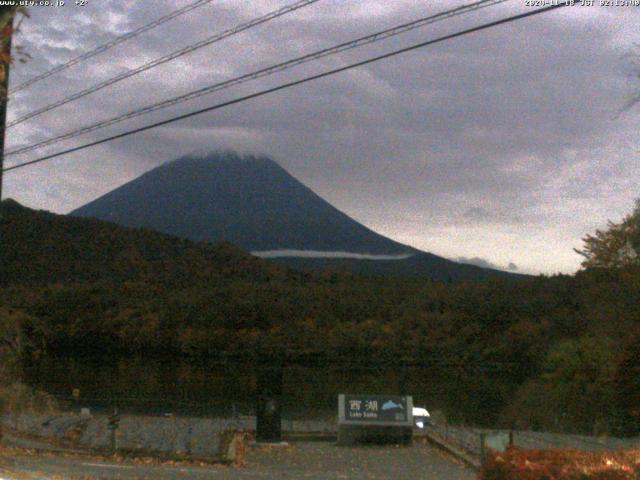 西湖からの富士山