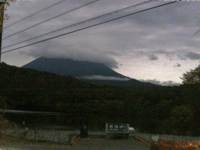 西湖からの富士山