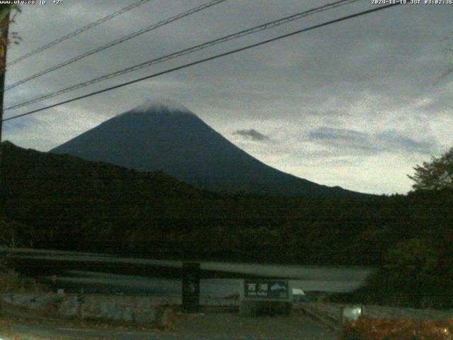 西湖からの富士山