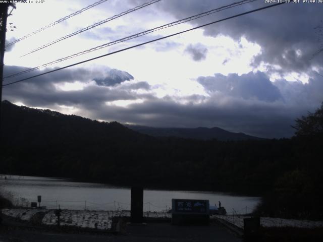 西湖からの富士山