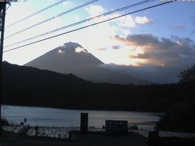 西湖からの富士山