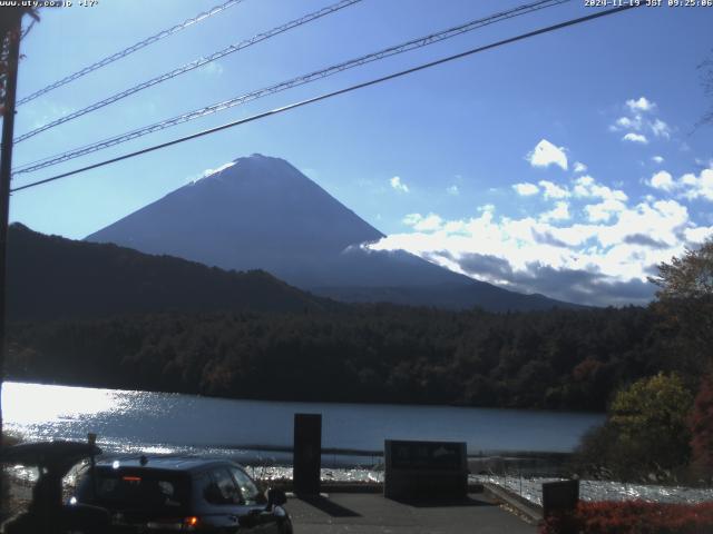 西湖からの富士山