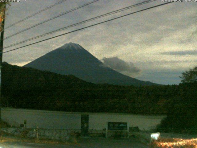 西湖からの富士山