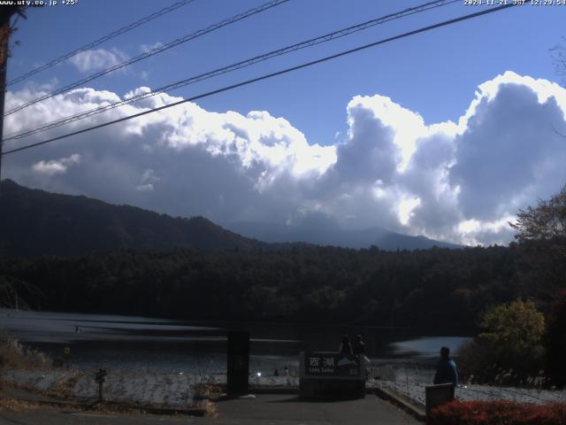 西湖からの富士山