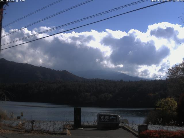 西湖からの富士山