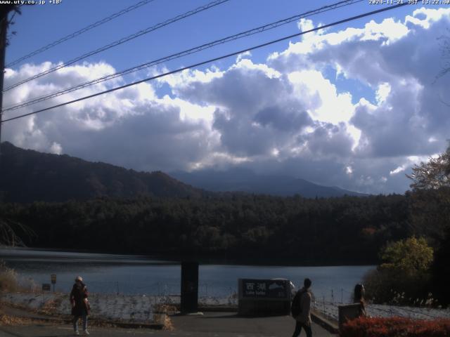 西湖からの富士山