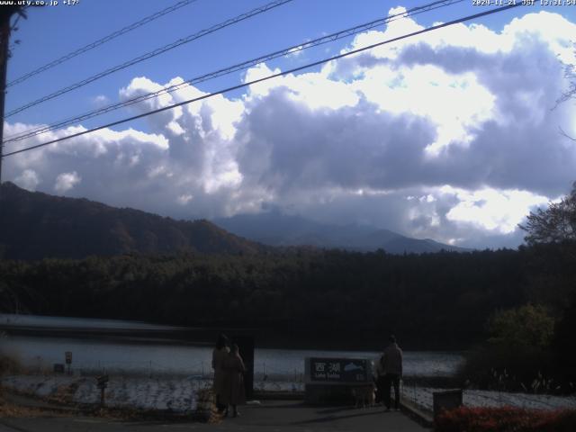 西湖からの富士山