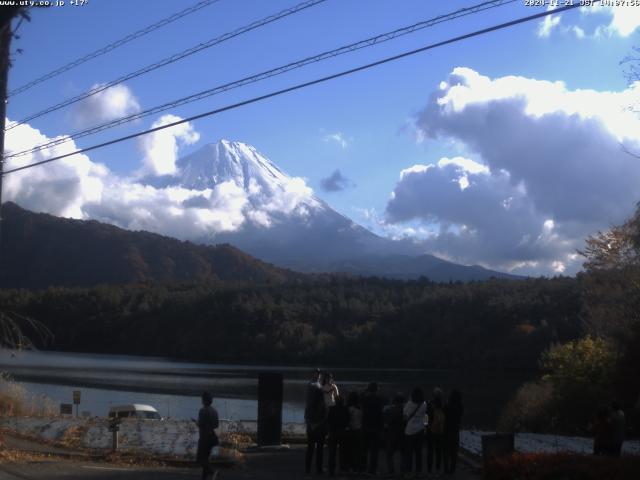 西湖からの富士山