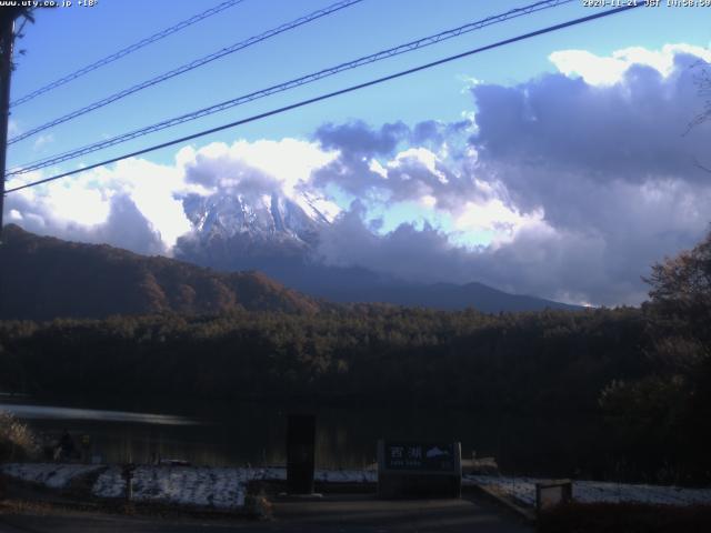 西湖からの富士山