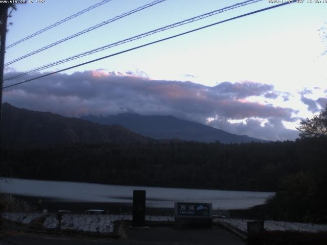 西湖からの富士山