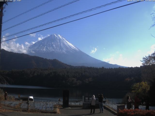 西湖からの富士山