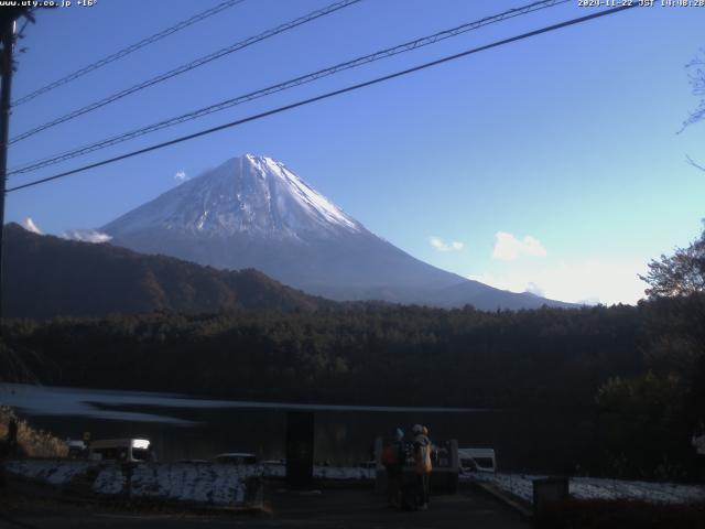 西湖からの富士山